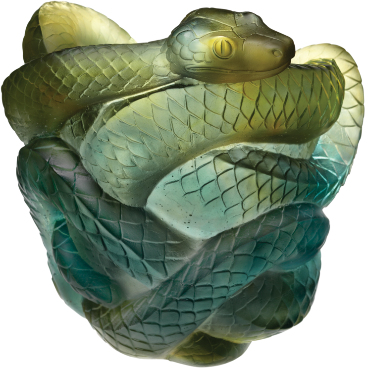 Vase Serpent Daum (1000x1333), Png Download