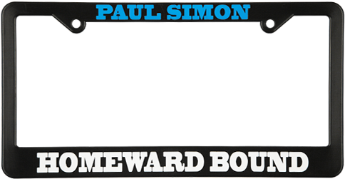 Black Homeward Bound License Plate Frame - Detroit License Plate Holder (500x682), Png Download