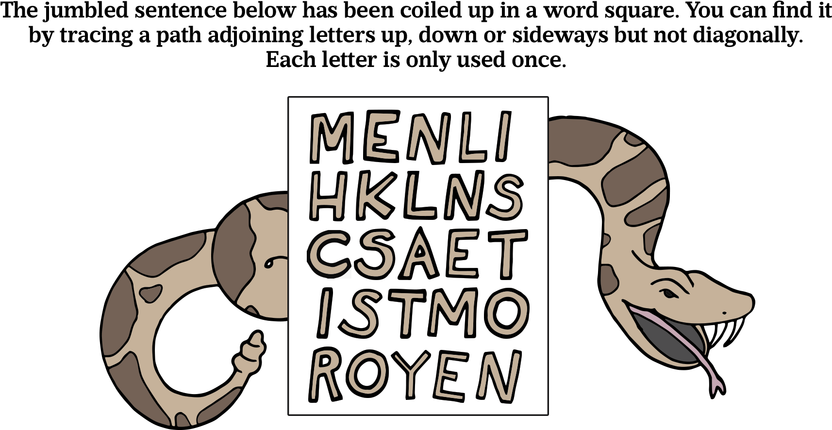 If You Need A Hint, We've Put One At The Bottom Of - Invertebrate (2300x1000), Png Download