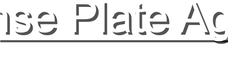 License Plate Header Text - Calligraphy (770x400), Png Download