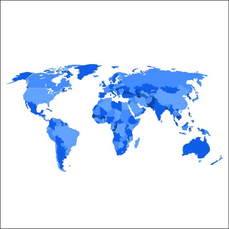 Picture - World Map Tattoo Design (799x800), Png Download