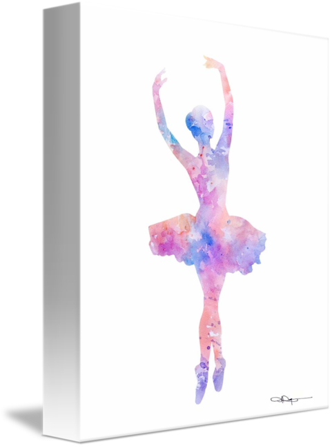 Ballet Dancer By David - Ballet Dancer (481x650), Png Download