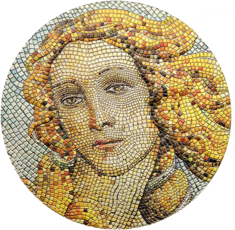 Birth - Birth Of Venus Micromosaic 3 Oz Silver Coin (910x910), Png Download