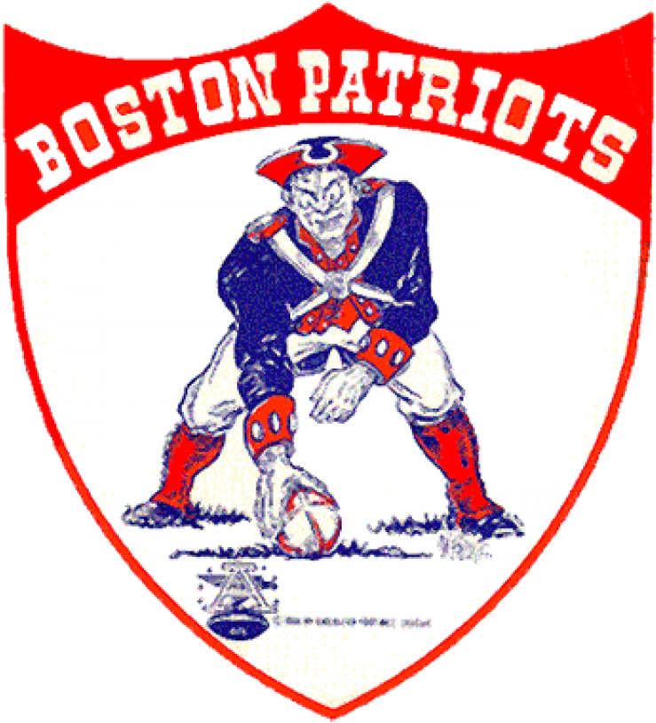 New England Patriots Iron On Stickers And Peel-off - Boston Patriots Old Logo (750x930), Png Download