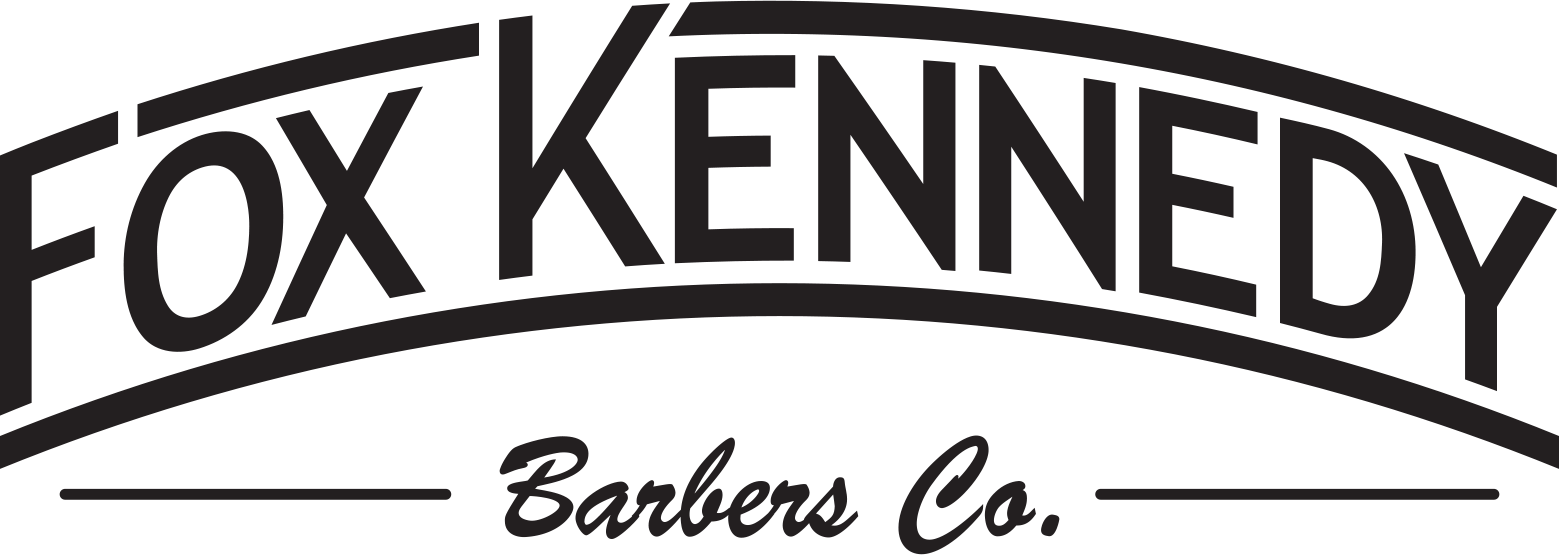 Fox Kennedy Barbers Co - Beckett (1559x555), Png Download