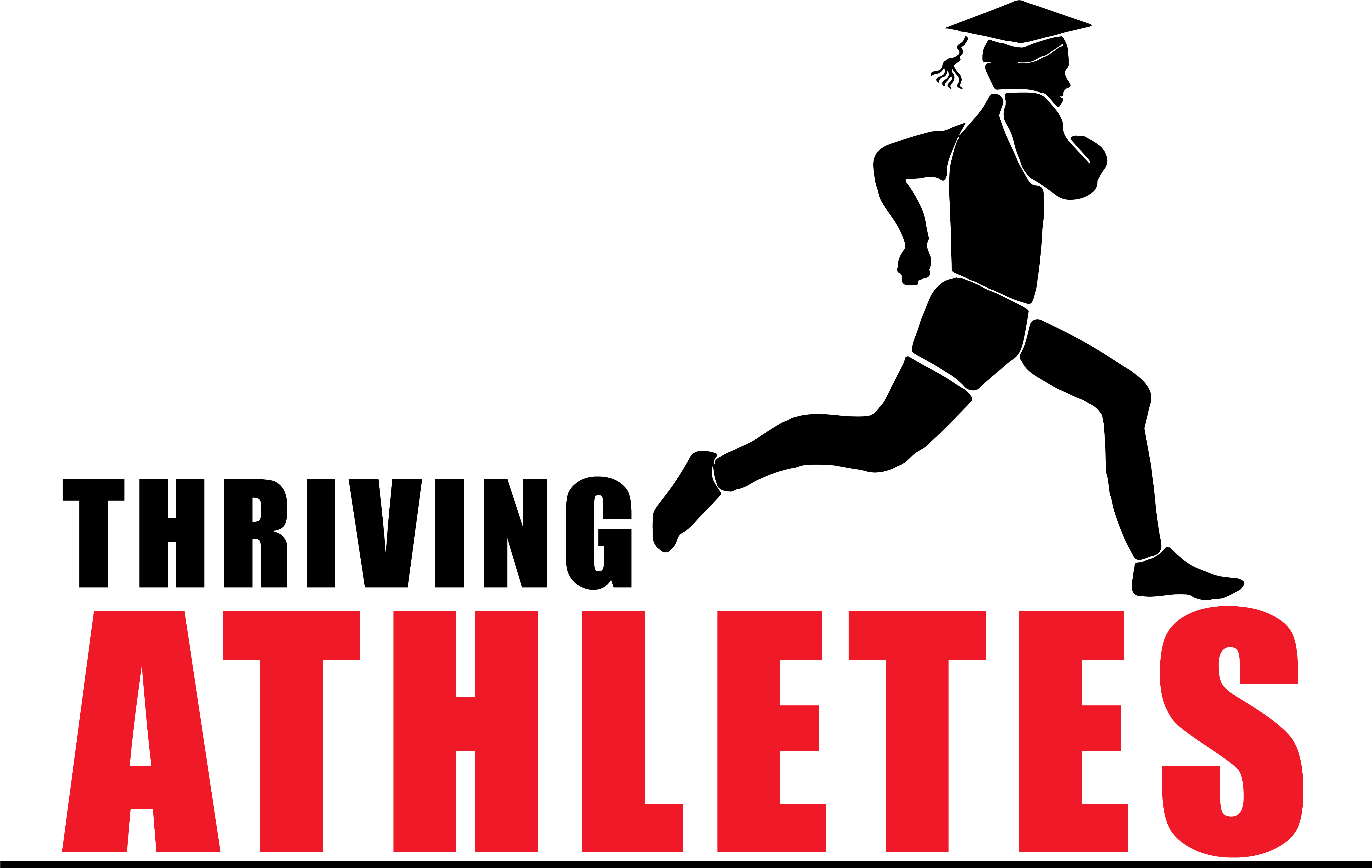 Thriving Athletes - Sprint (5873x4080), Png Download