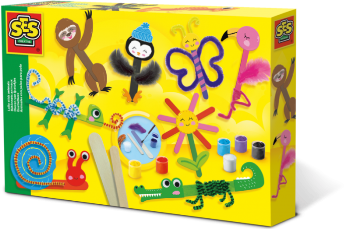 Ice Cream Stick Animals (700x460), Png Download