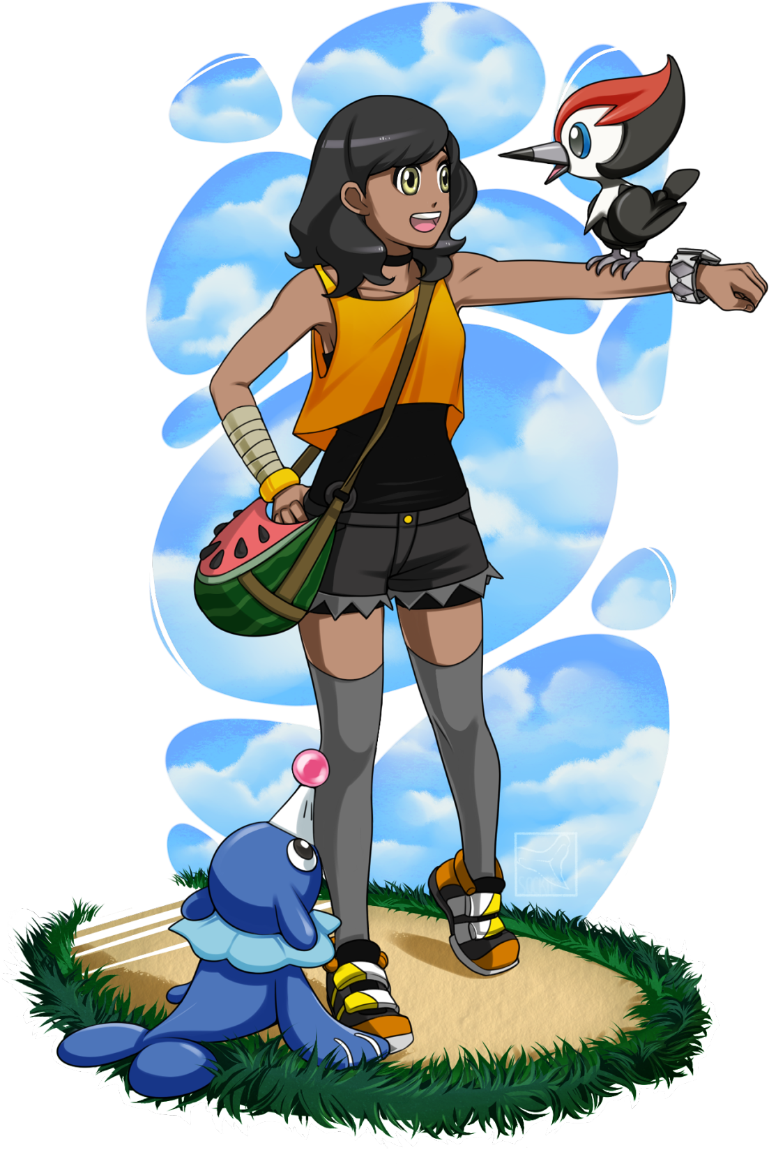 Welcome To Alola ~ [[more]]i - Cartoon (1280x1792), Png Download
