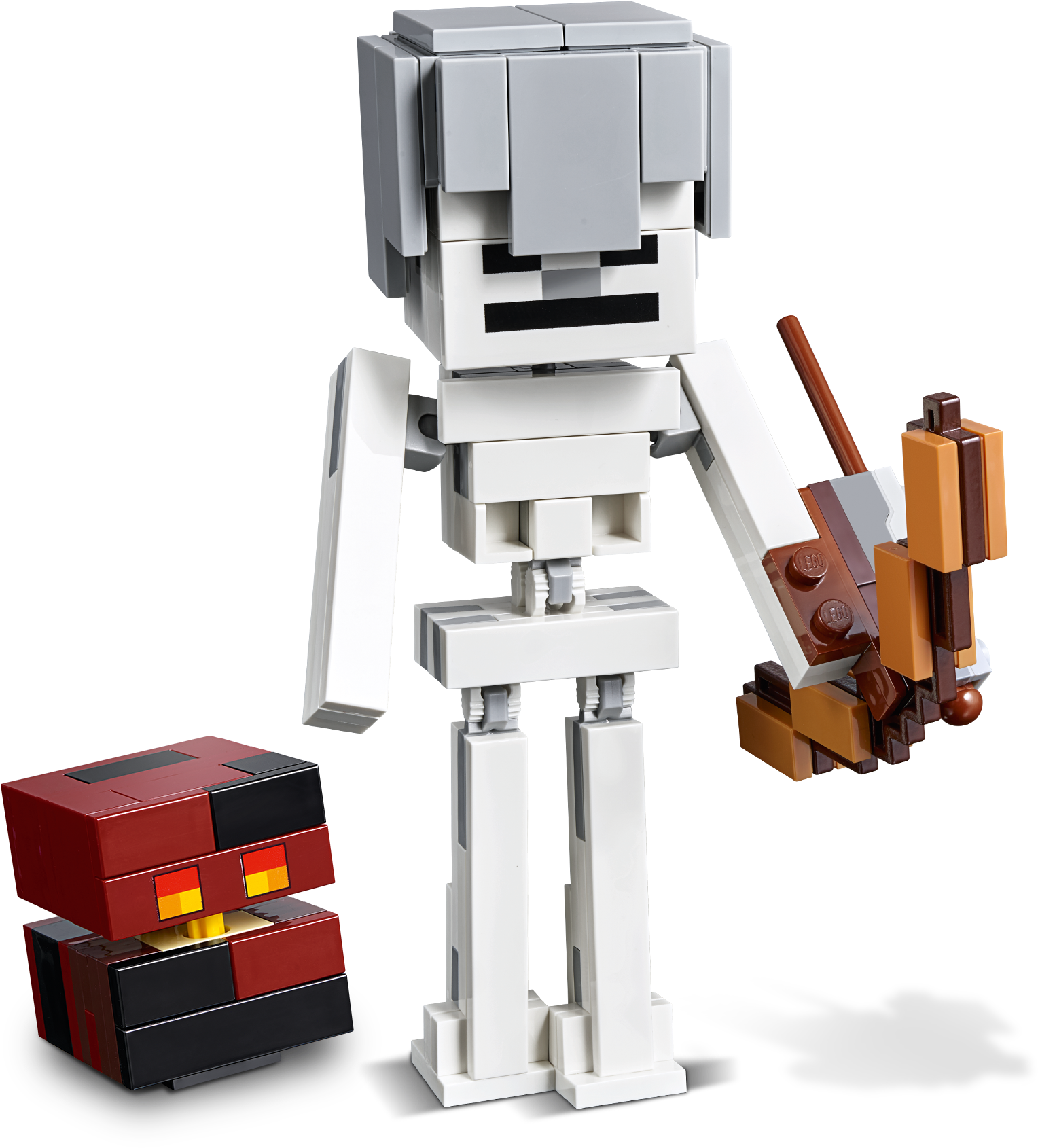 Lego Minecraft Minecraft™ Skeleton Bigfig With Magma - Lego 21150 (3641x2048), Png Download