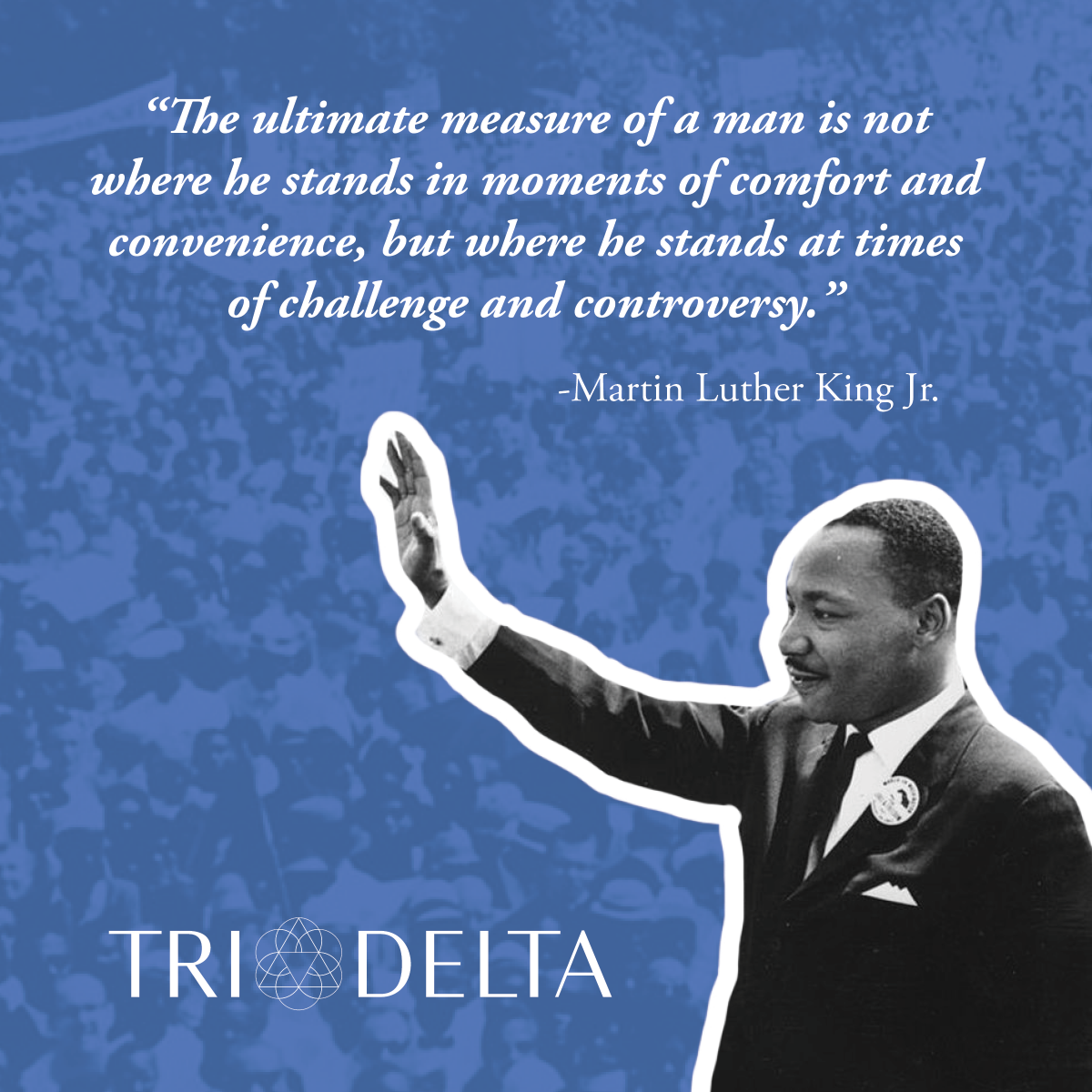 Tri Deltaverified Account - Martin Luther King Jr (1200x1200), Png Download