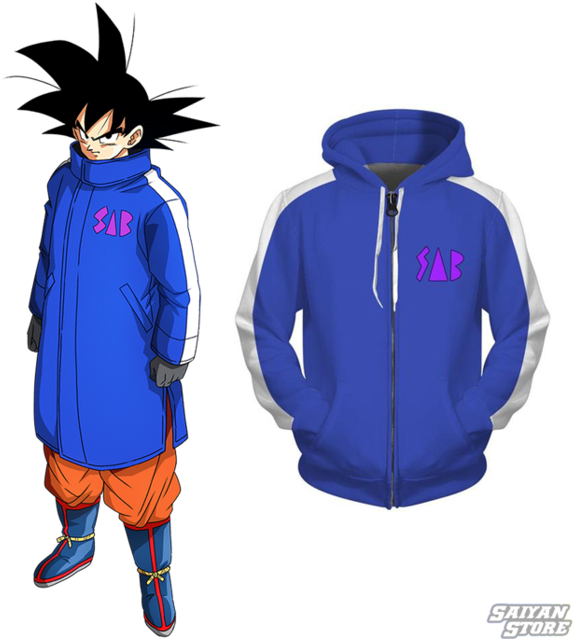 Kid Goku Nimbus Cloud Dragonball Sweater Hoodie - Broly Movie Goku And Vegeta (600x653), Png Download