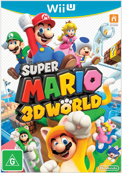 Super Mario 3d World Wii (600x600), Png Download