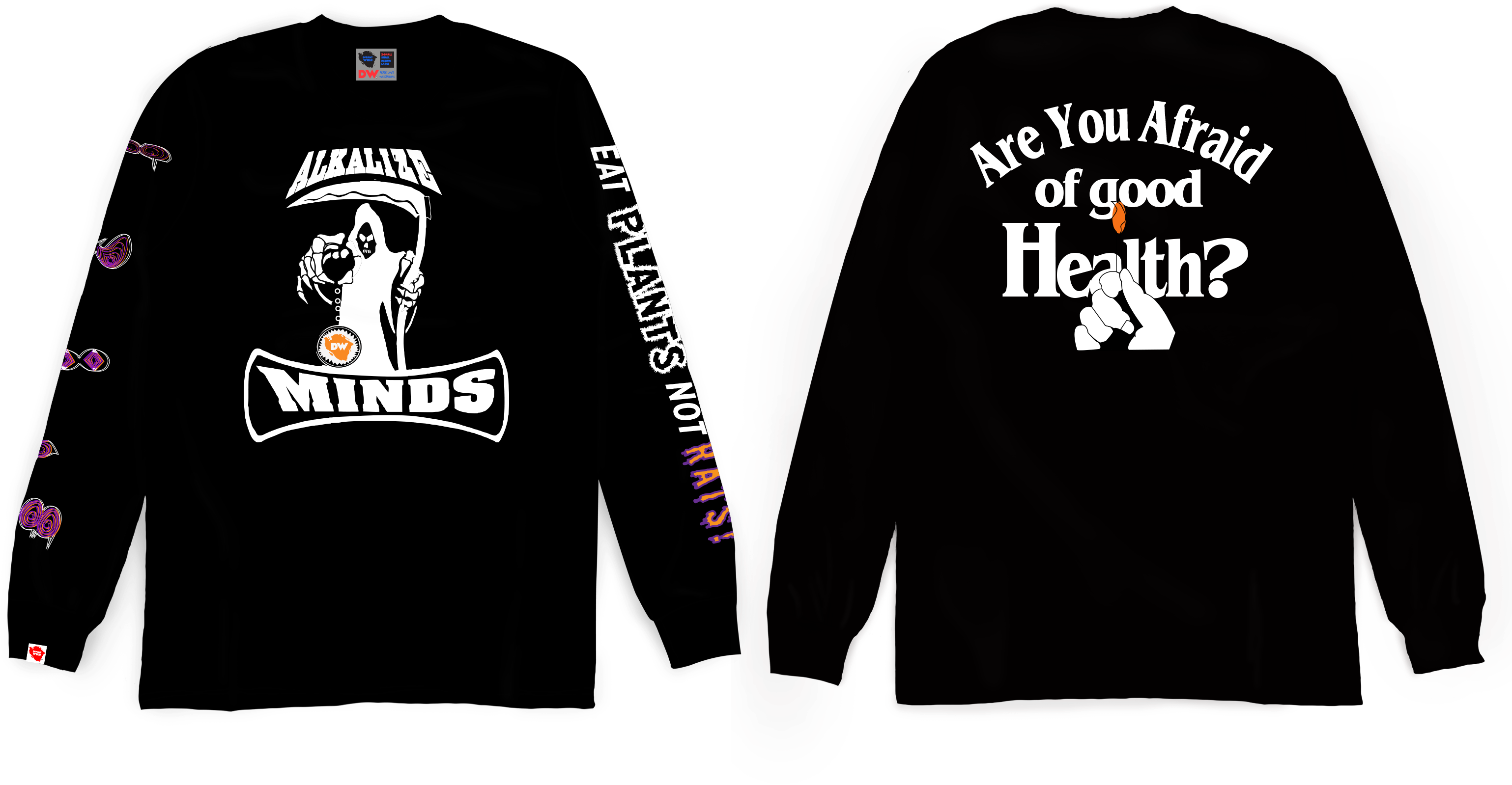 Day Of The Dead - Long-sleeved T-shirt (3143x2000), Png Download