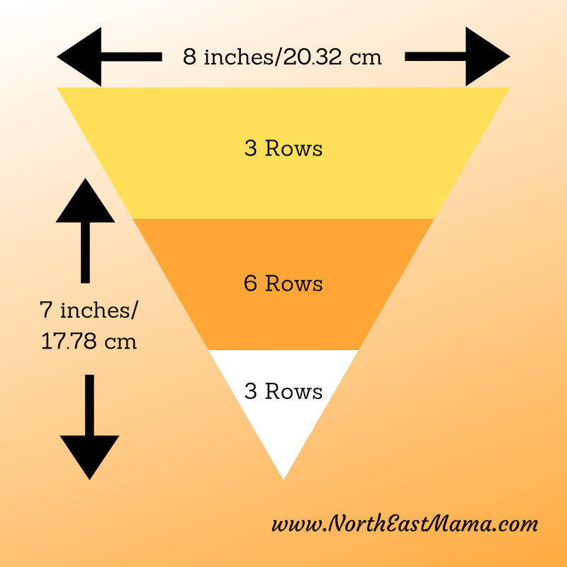 This Candy Corn Crochet Bunting Works Up Pretty Quick - Other Words For Wine (800x800), Png Download