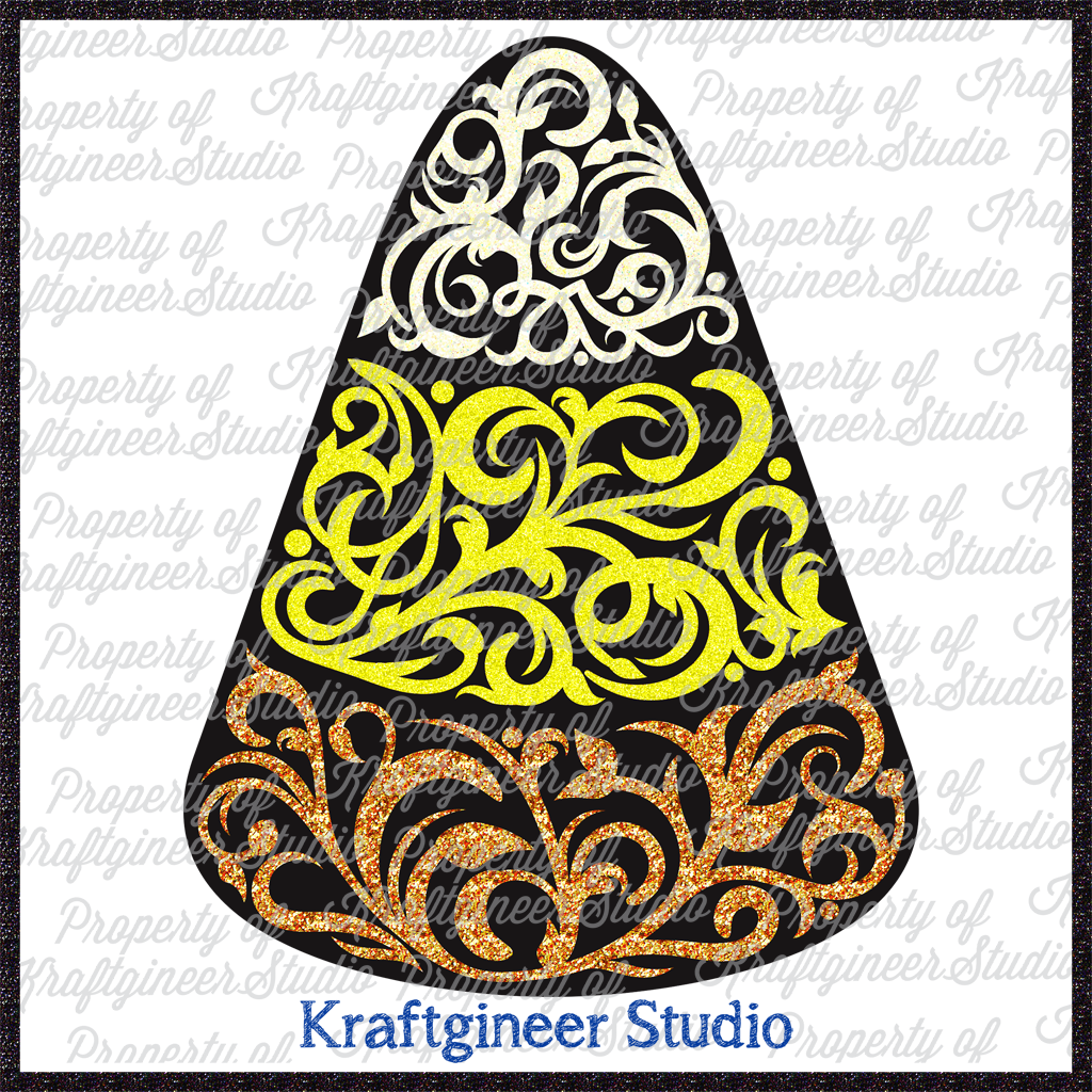 Candy Corn Swirl - Motif (1024x1024), Png Download