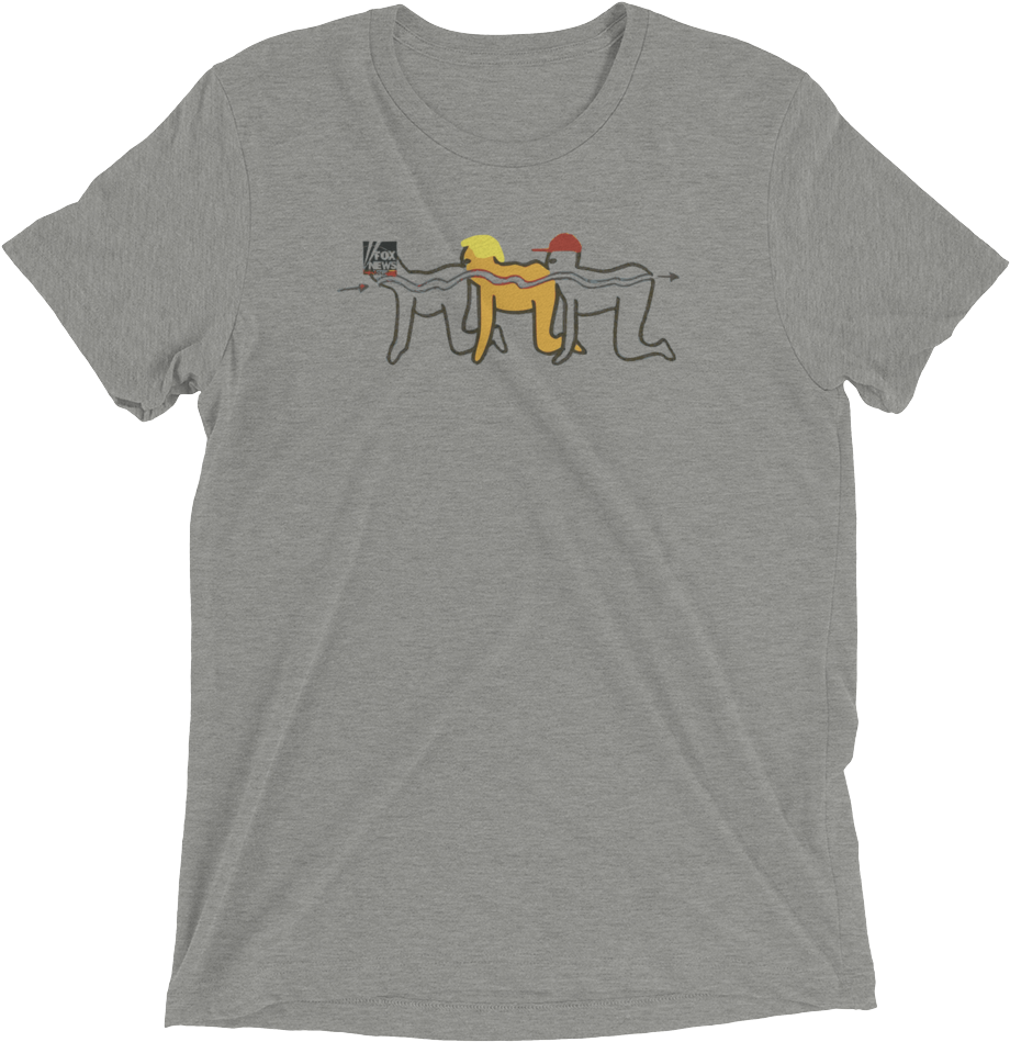 F0x News Trump Republican Human Information Centipede - Pocket Shirt With Cat (1000x1000), Png Download