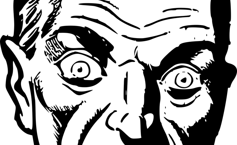 Excited Human Face Clip Art Beauty Within Clinic Transparent - Count Dracula Face Drawing (800x491), Png Download