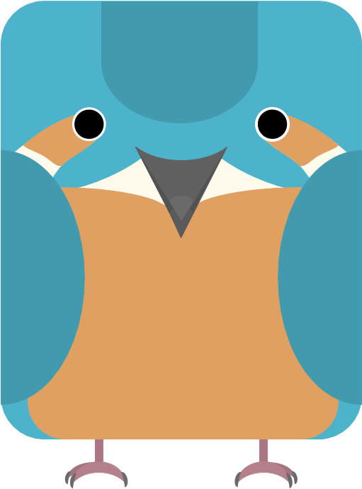Kingfisher (564x719), Png Download