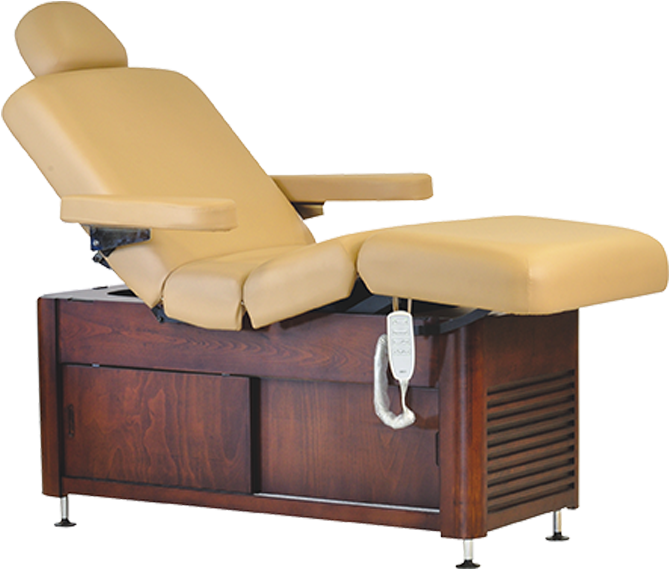 Maharaja Electric Spa Massage Table - Recliner (800x600), Png Download
