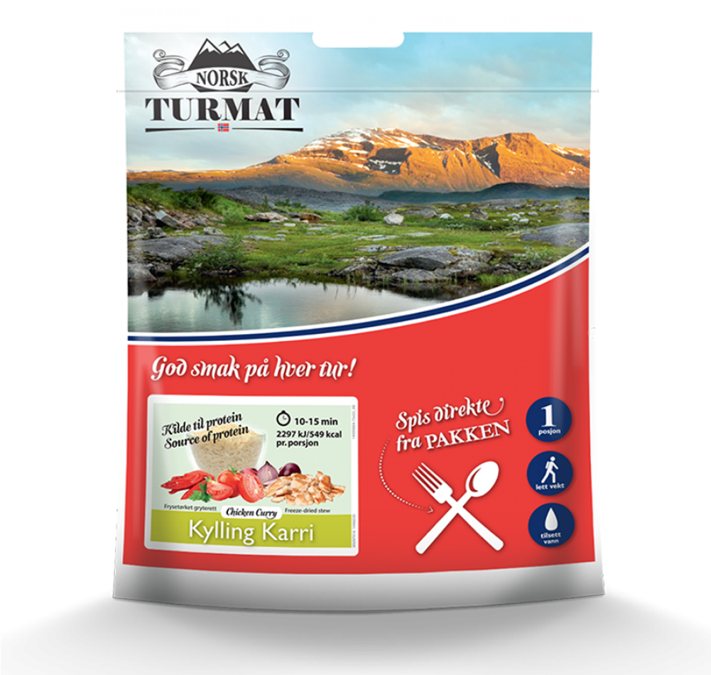 Norwegian Turmat Chicken Curry - Norsk Turmat Pasta Carbonara (1000x1000), Png Download