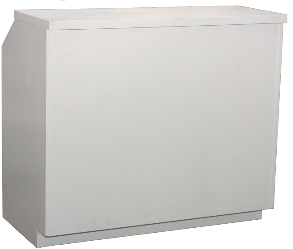 Bar 4 Ft White - Mobili Da Esterno In Metallo Con Ante Scorrevoli (800x600), Png Download