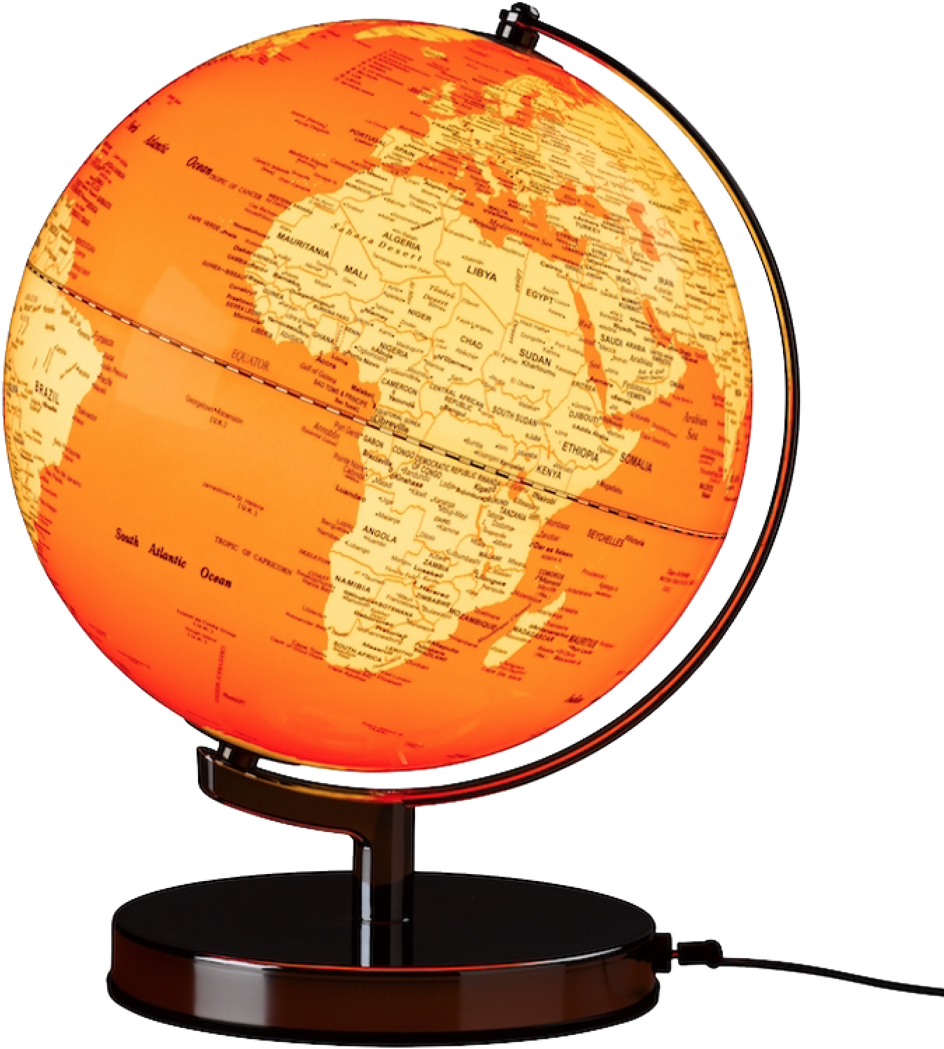 Wild And Wolf Light Up Globe (1600x1600), Png Download