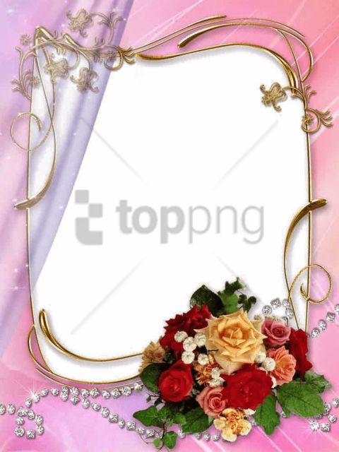 Free Png Download Wedding Frames Hd Png Images Background - Wedding Photo Frame Design (480x640), Png Download