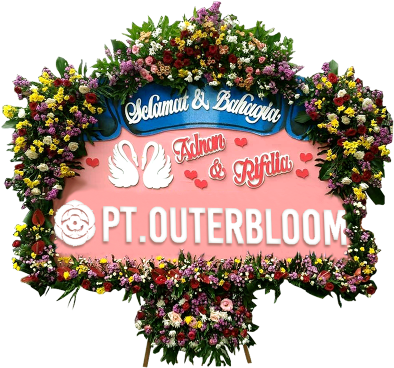 Wedding Wishes Jawa Timur - Wreath (800x800), Png Download