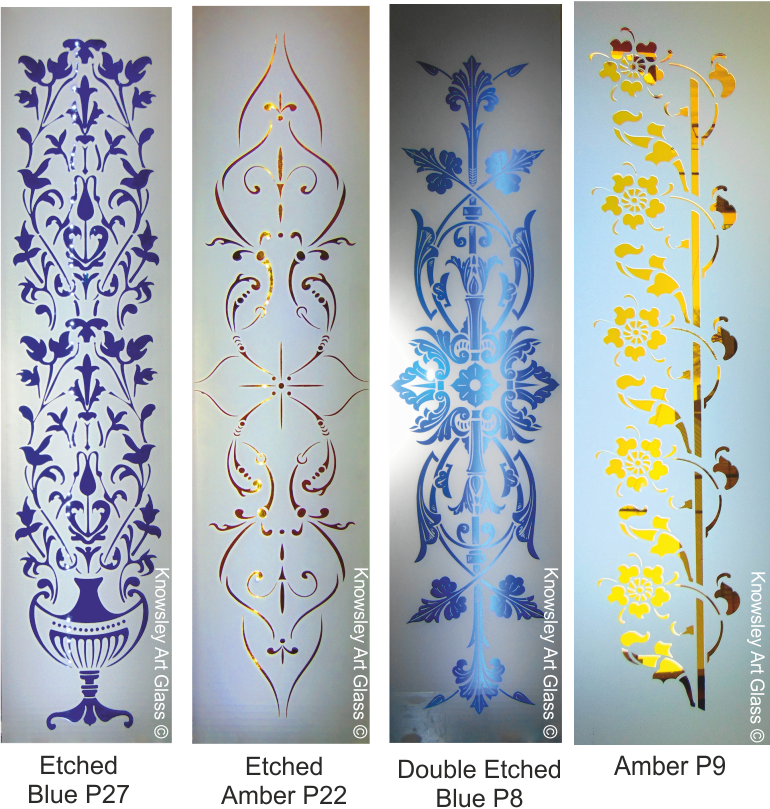 Price For Colour Inlaid Sizes Up To 305mmx1120mm, If - Glass Color Etching Designs (770x809), Png Download