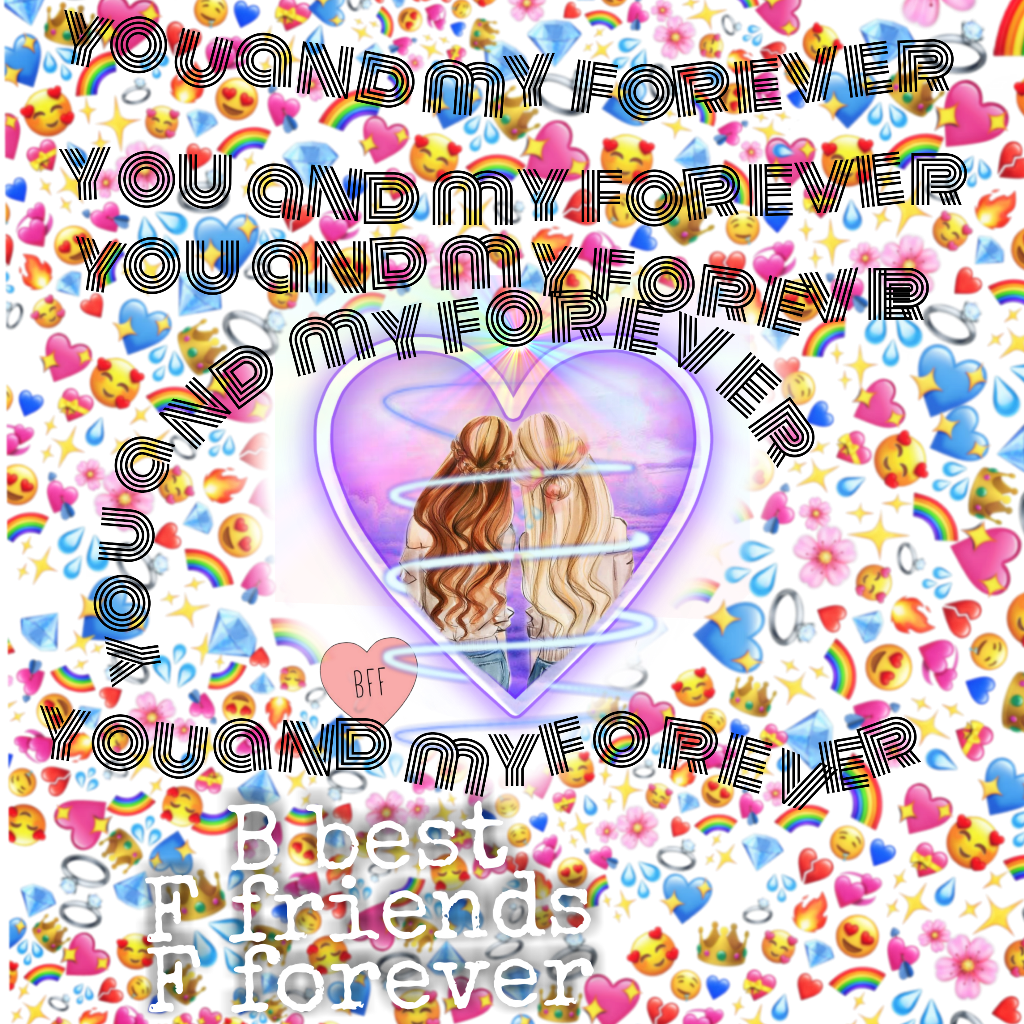 #bff #best #friends #forever - Heart (1024x1024), Png Download