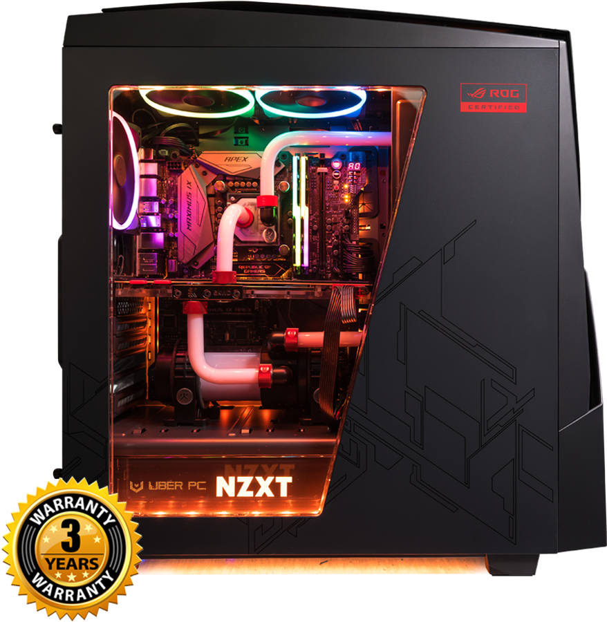 Rog Thunder Edition - Nzxt Rog Case (1000x1000), Png Download