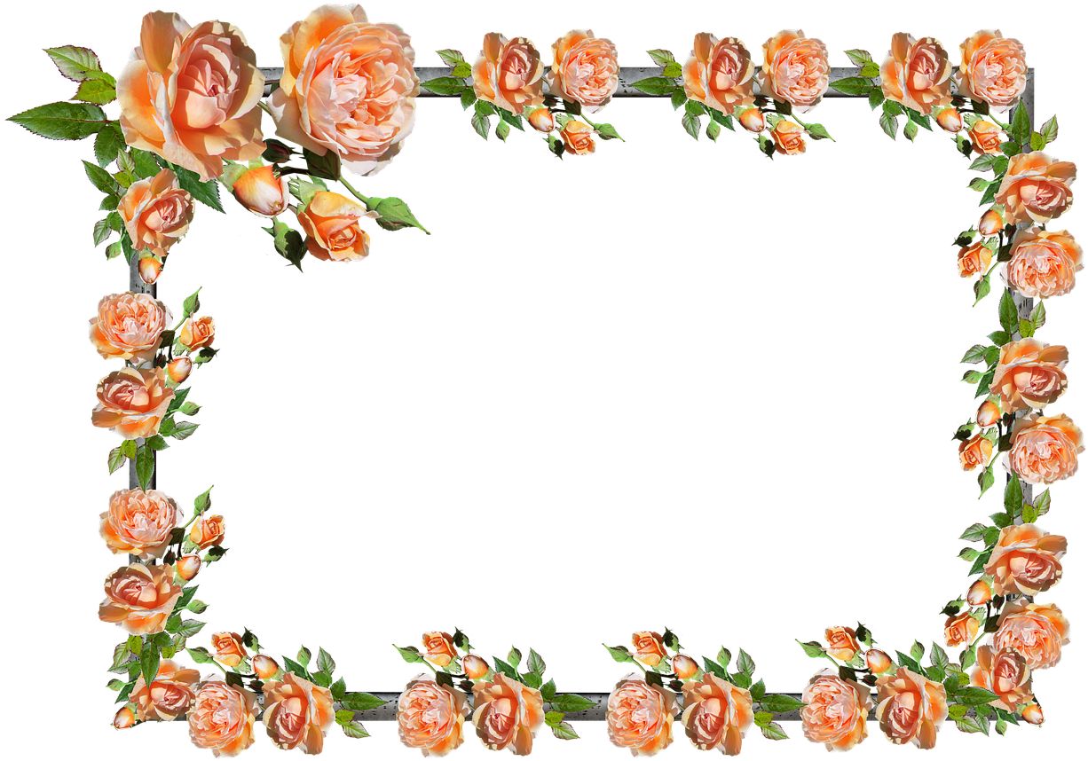 Pictures, Free Photos, - Molduras De Quadros Flores Png (1280x930), Png Download