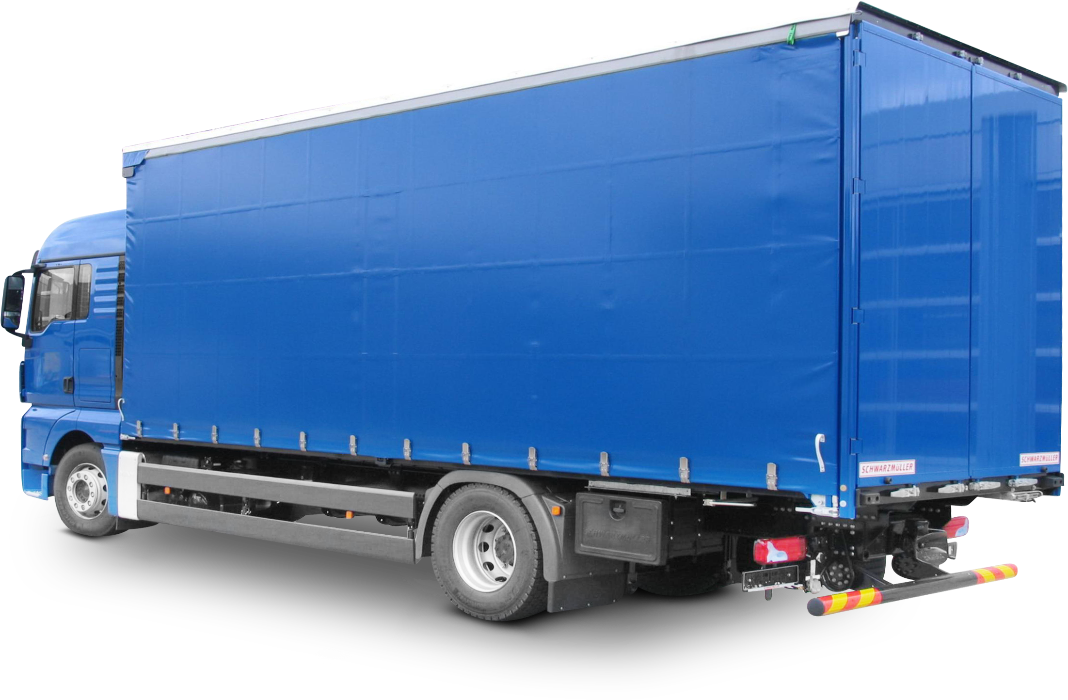 Sliding Tarpaulin Platform Body For 2a Truck - Camion Con Lona Png (2820x1500), Png Download