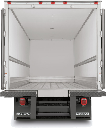 Covered Trucks - Truck Back Door Open (860x666), Png Download