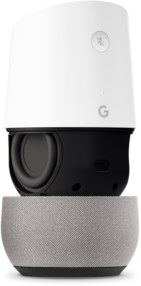 Far Field Microphones And Industry Leading Natural - Google Reproduktor (596x1210), Png Download