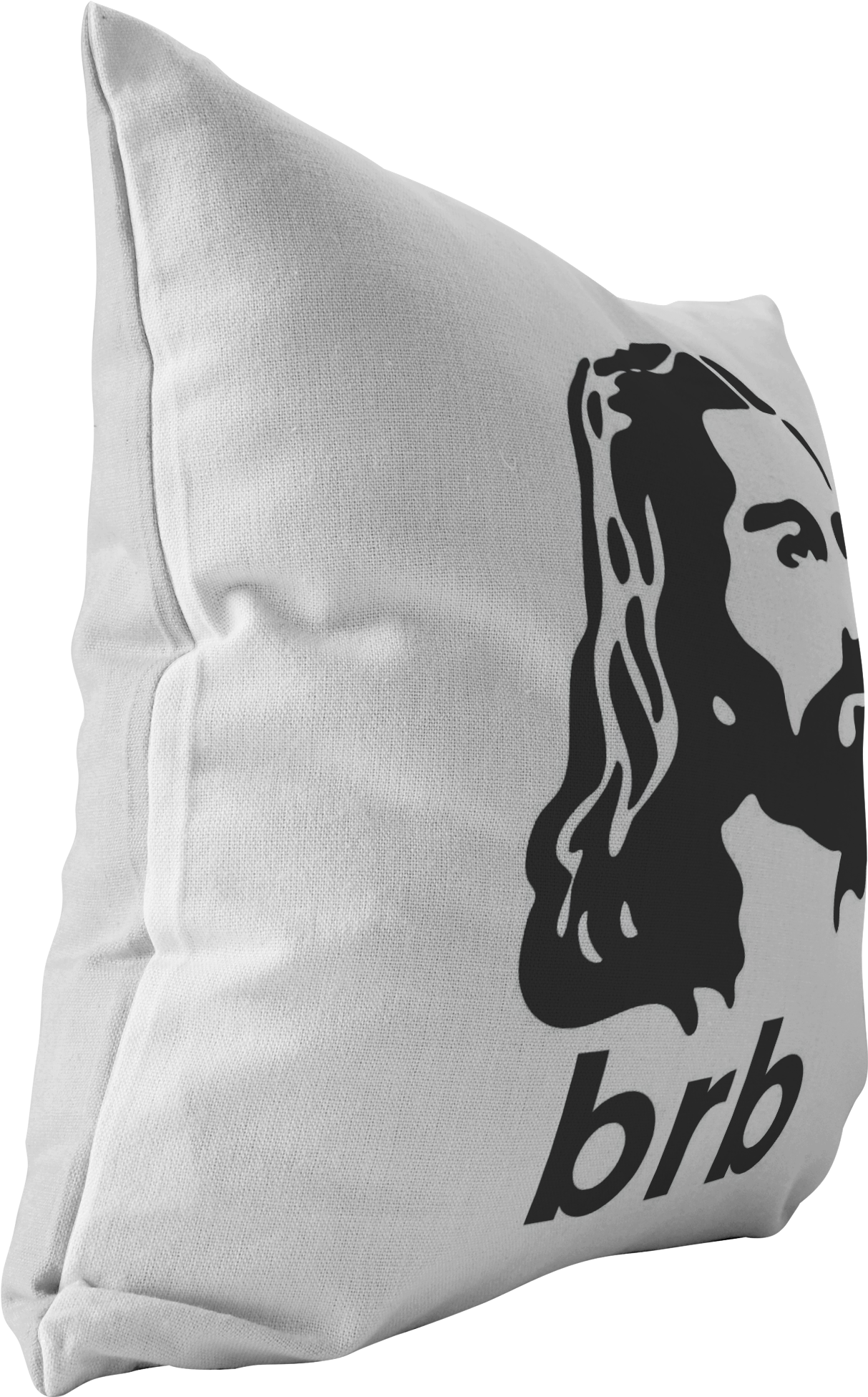 Brb - Pillow - Throw Pillow (2000x2000), Png Download