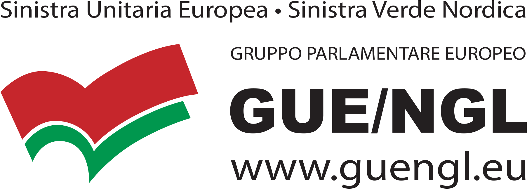 Gue/ngl Logo In Italian - Gue Ngl (1962x712), Png Download