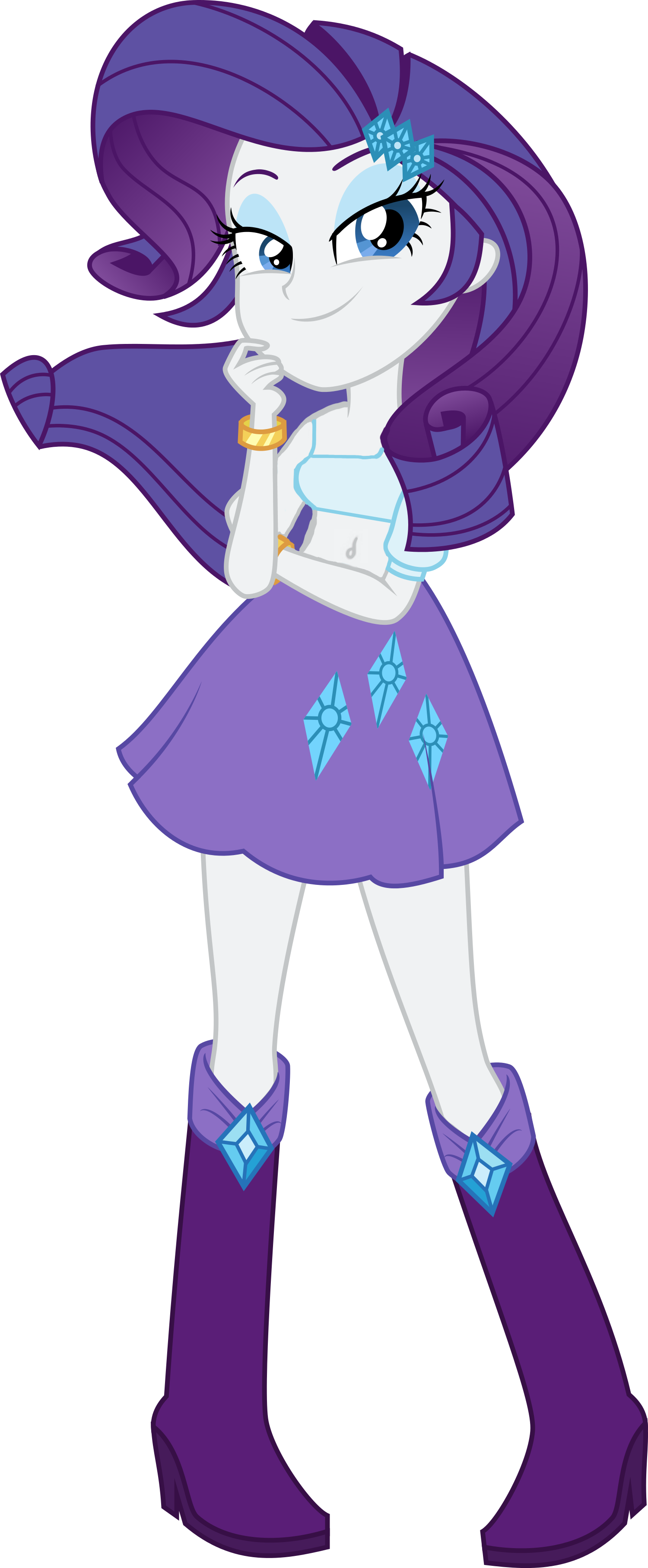 Rarity - Rarity Equestria Girl Friendship Games (1500x3629), Png Download