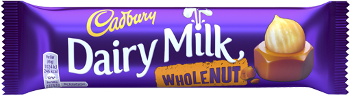 Cadbury Dairy Milk Whole Nut - Confectionery (591x591), Png Download