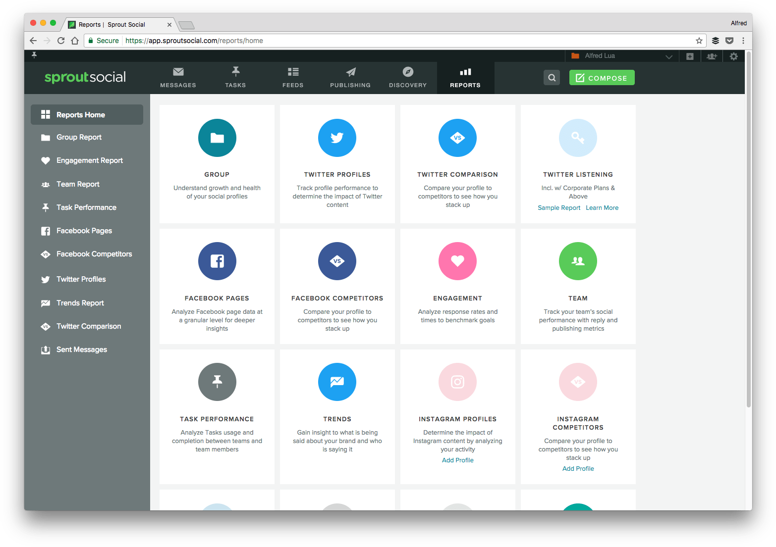 Sprout-social - Social Media Compare (1581x1116), Png Download