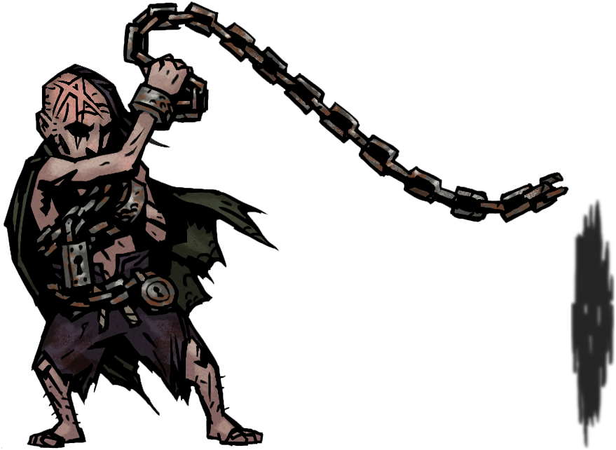 Abomination - Sprite - Attack Chain - Darkest Dungeon Abomination Manacles (879x642), Png Download