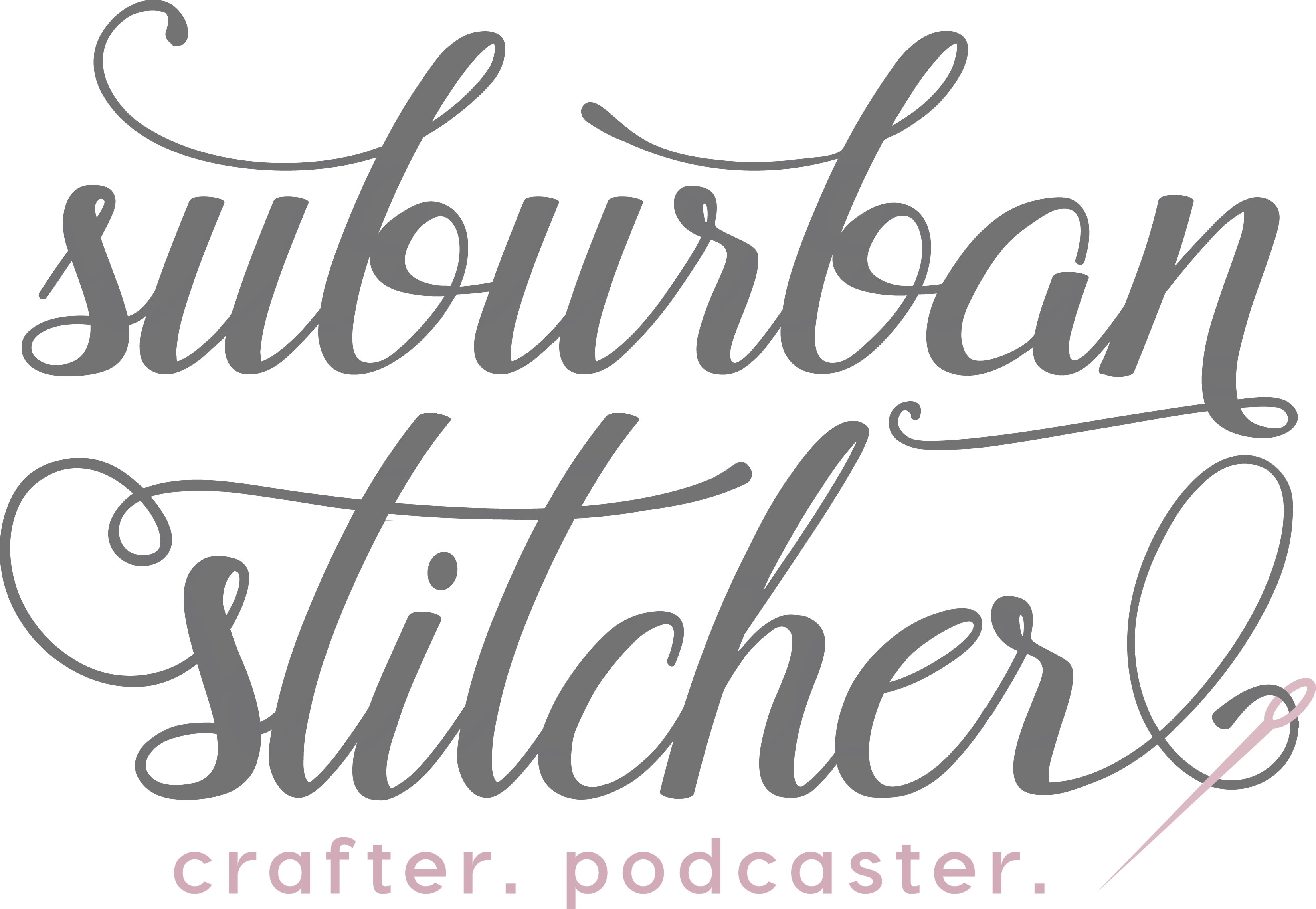 Suburban Stitcher - Calligraphy (3297x2277), Png Download