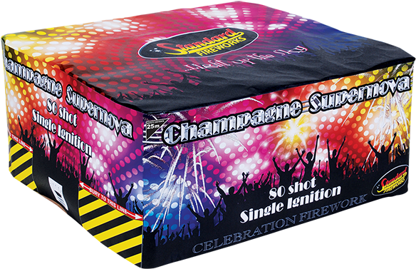 Black Cat Fireworks - Box (600x600), Png Download