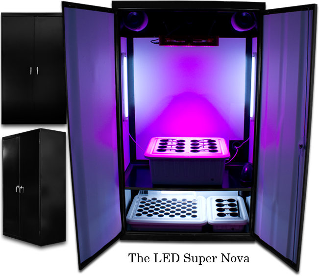 Led Supernova - Supernova Led Grow Cabinet (650x600), Png Download