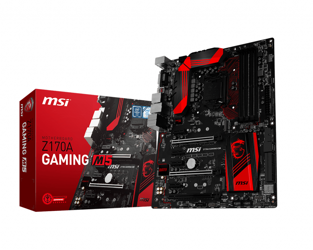 Intel Z170 Motherboards Z170a Gaming M5 - Msi Z170a Gaming M5 (1024x820), Png Download