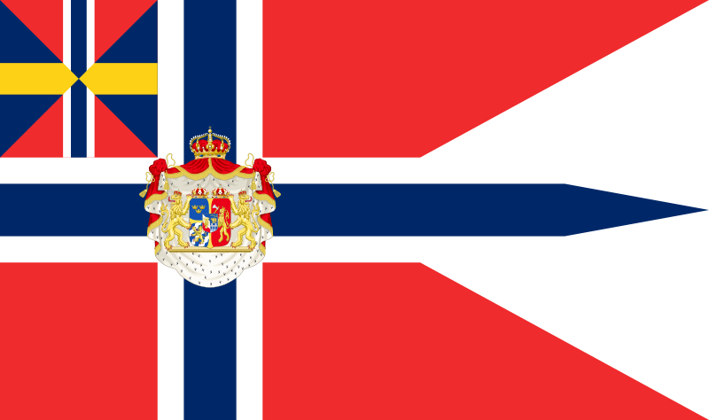 Official Name, National Naval Flag - Norwegian Naval Ensign Flag (800x474), Png Download