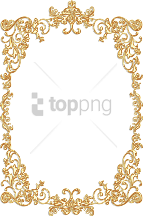 Download Free Png Vintage Gold Frame Png Png Image With Transparent Border Vintage Gold Free Png Image With No Background Pngkey Com