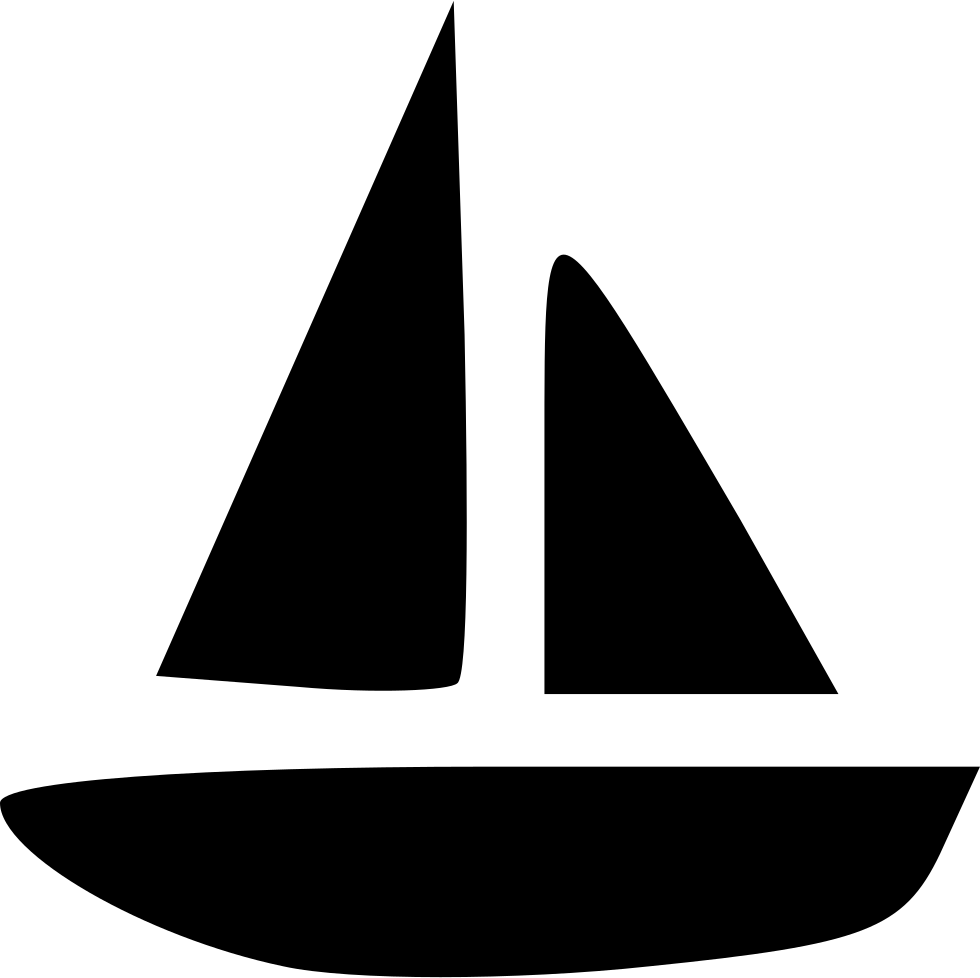 Sailboat Comments - Ship Png Black And White (980x978), Png Download