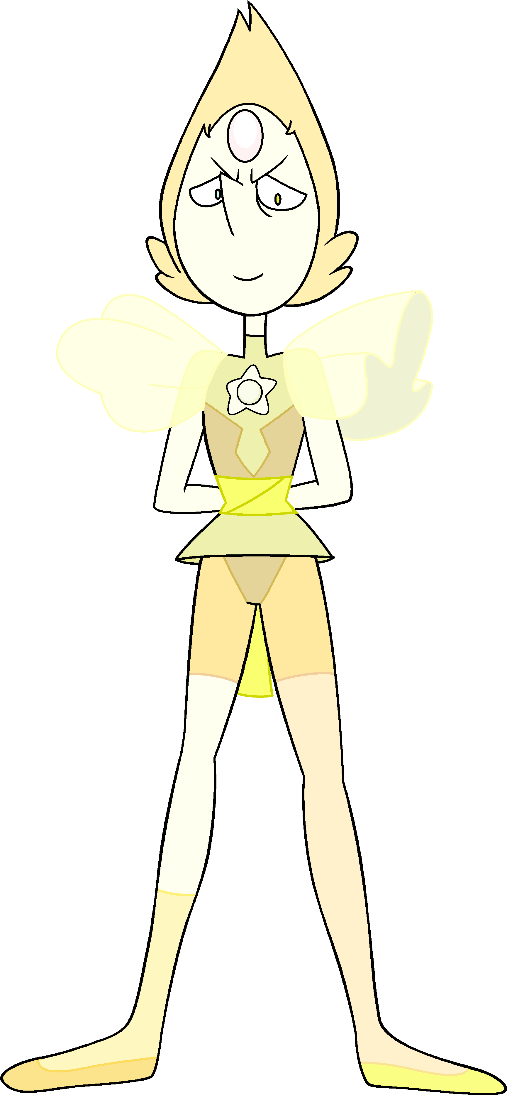 Nobody Requested It Yet But I Though Somebody Would - Steven Universe Yellow Pearl And Pearl Fusion (1800x3843), Png Download
