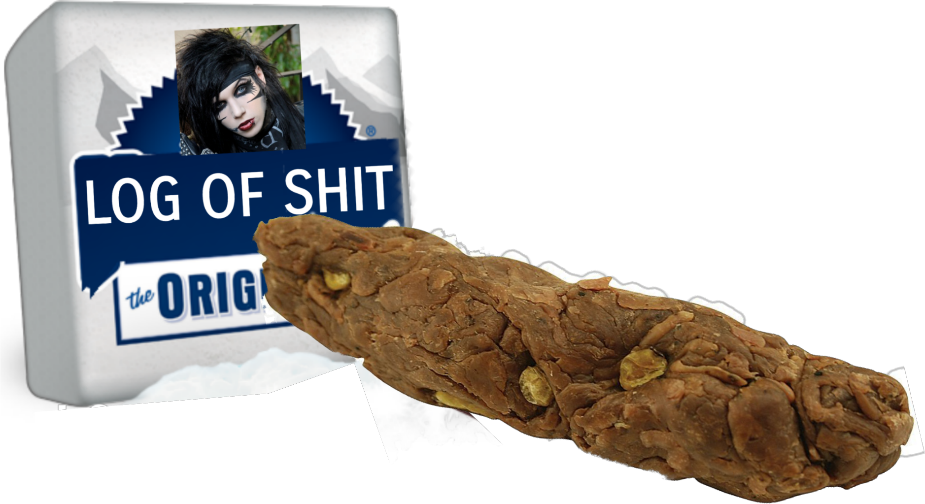 Andy' Sixx's Log Of Shit - Andy Sixx Log Of Shit (1877x1023), Png Download
